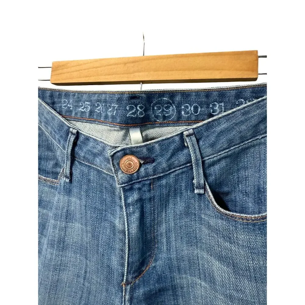 Earnest Sewn Hefner .05 Anthropology Boot Cut Jeans | Mid-Wash Denim | Size 27